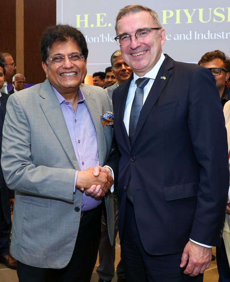 Ambassador hosted a reception in the honour of Hon'ble Minister of Commerce and Industry of India.